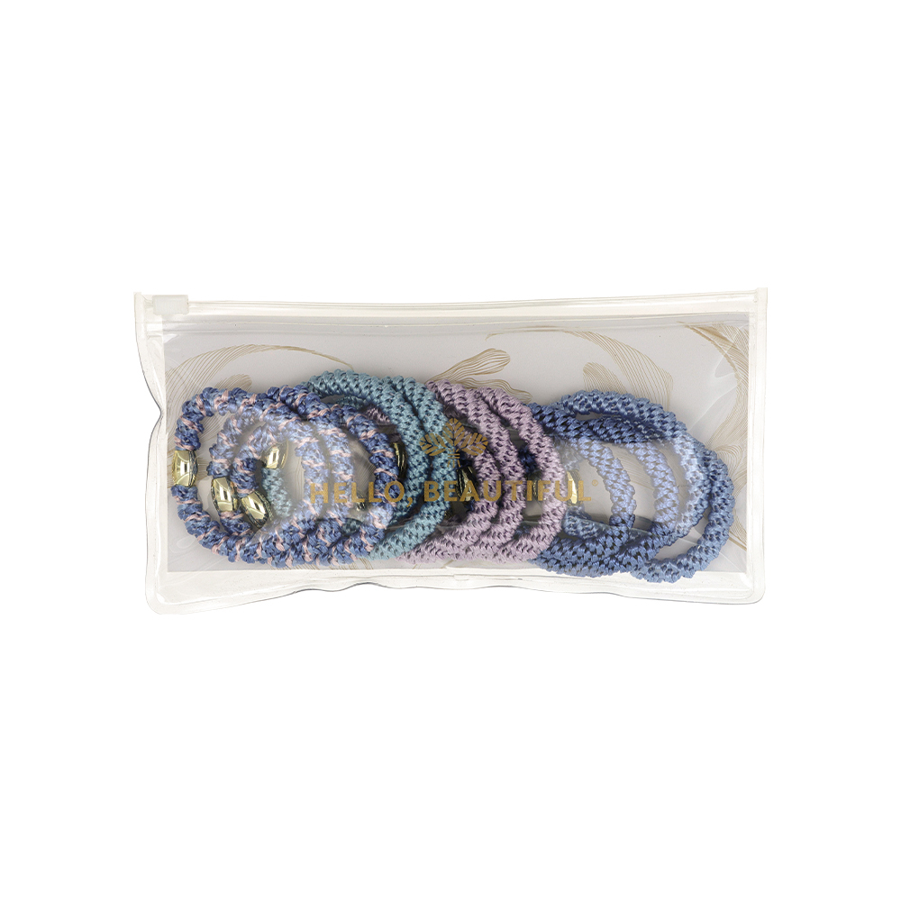 L. ERICKSON 彈力髮圈收納組-12入〈紫藤藍調〉