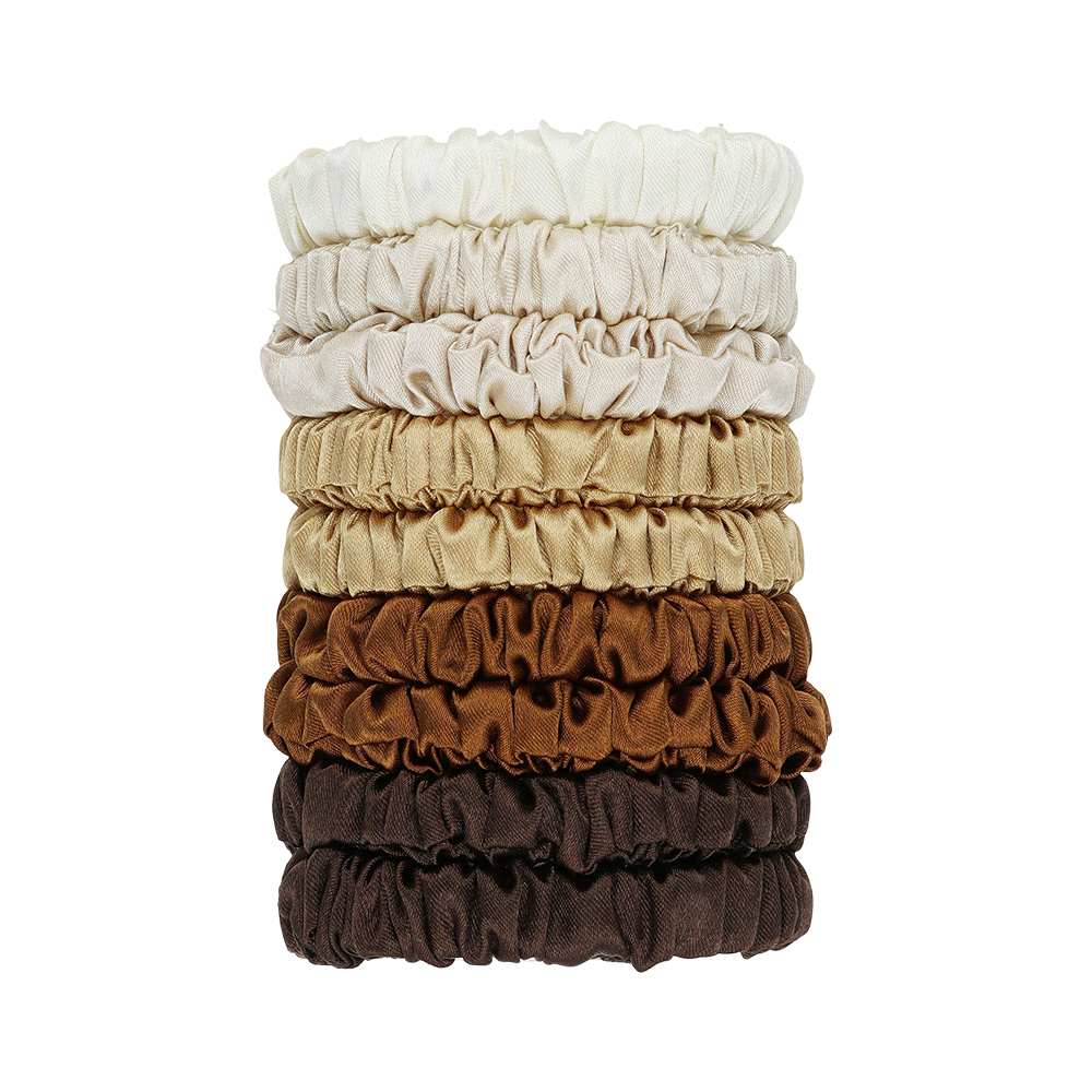 L. ERICKSON 緞面彈力大腸圈桶-9入〈原野鹿棕〉