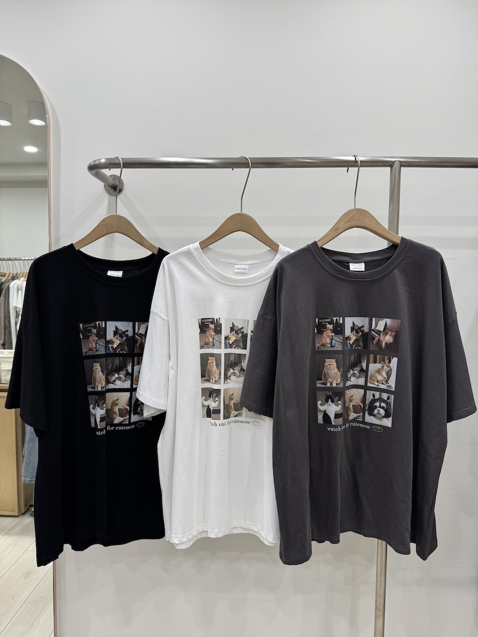 貓咪大集合九宮格大Tee