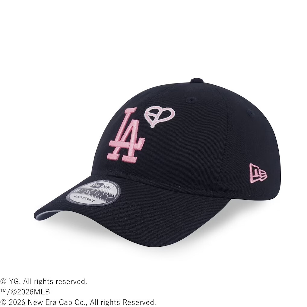 聯名系列 New Era x MLB x BLACKPINK 刺繡 老帽 棒球帽 可調節 LA 洛杉磯道奇 紐約大都會 芝加哥 白襪 小熊