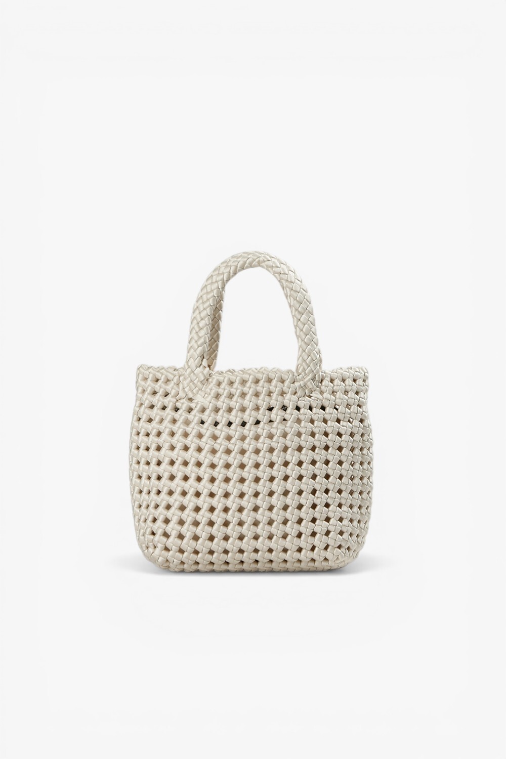 Dada 手工編織造型小包 米白