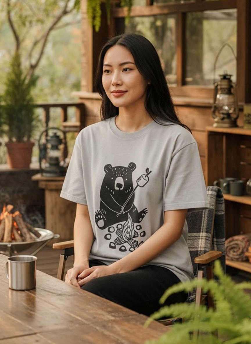 把露營的可愛，穿進日常｜黑熊T 🐻