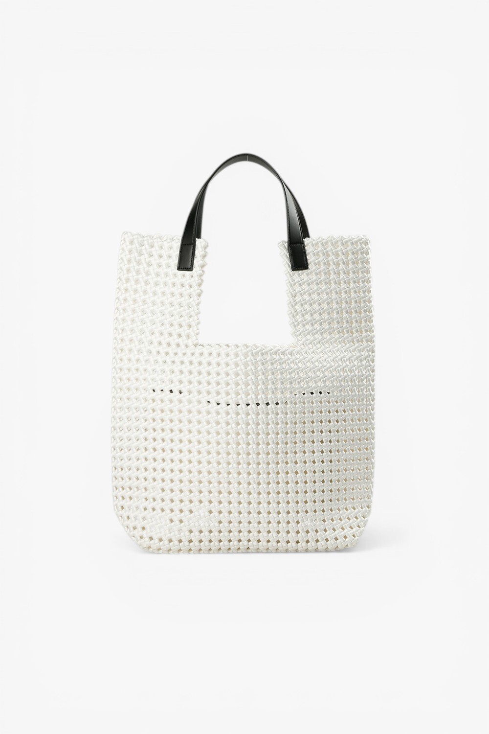 Yoyo 手工編織造型肩背包 白色