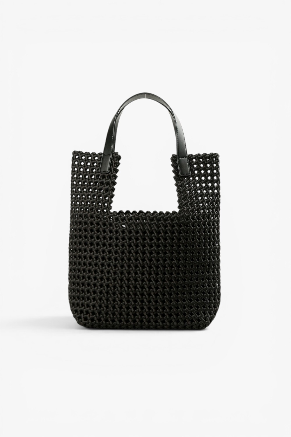 Yoyo M 手工編織造型肩背包 黑色