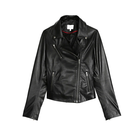 1LP0327-163 [LA PETITE ETOILE] Moliere Leather Perfecto Black #MOLIERE-F10241PX0X/NOIR (EU)