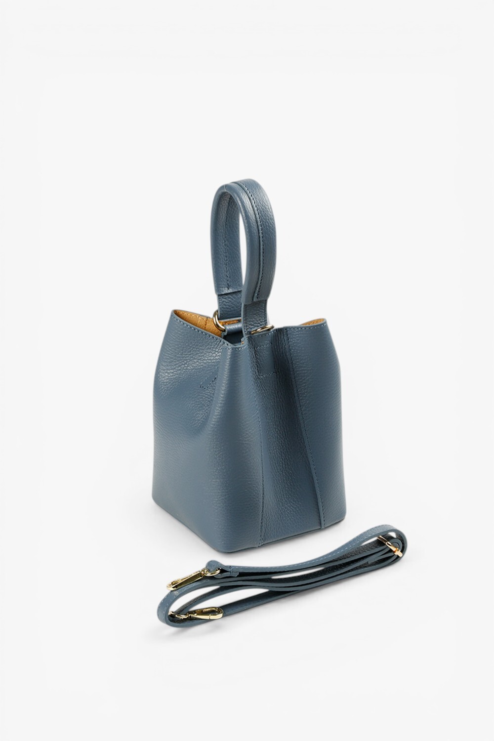 Filia 真皮小巧手腕包 淺藍