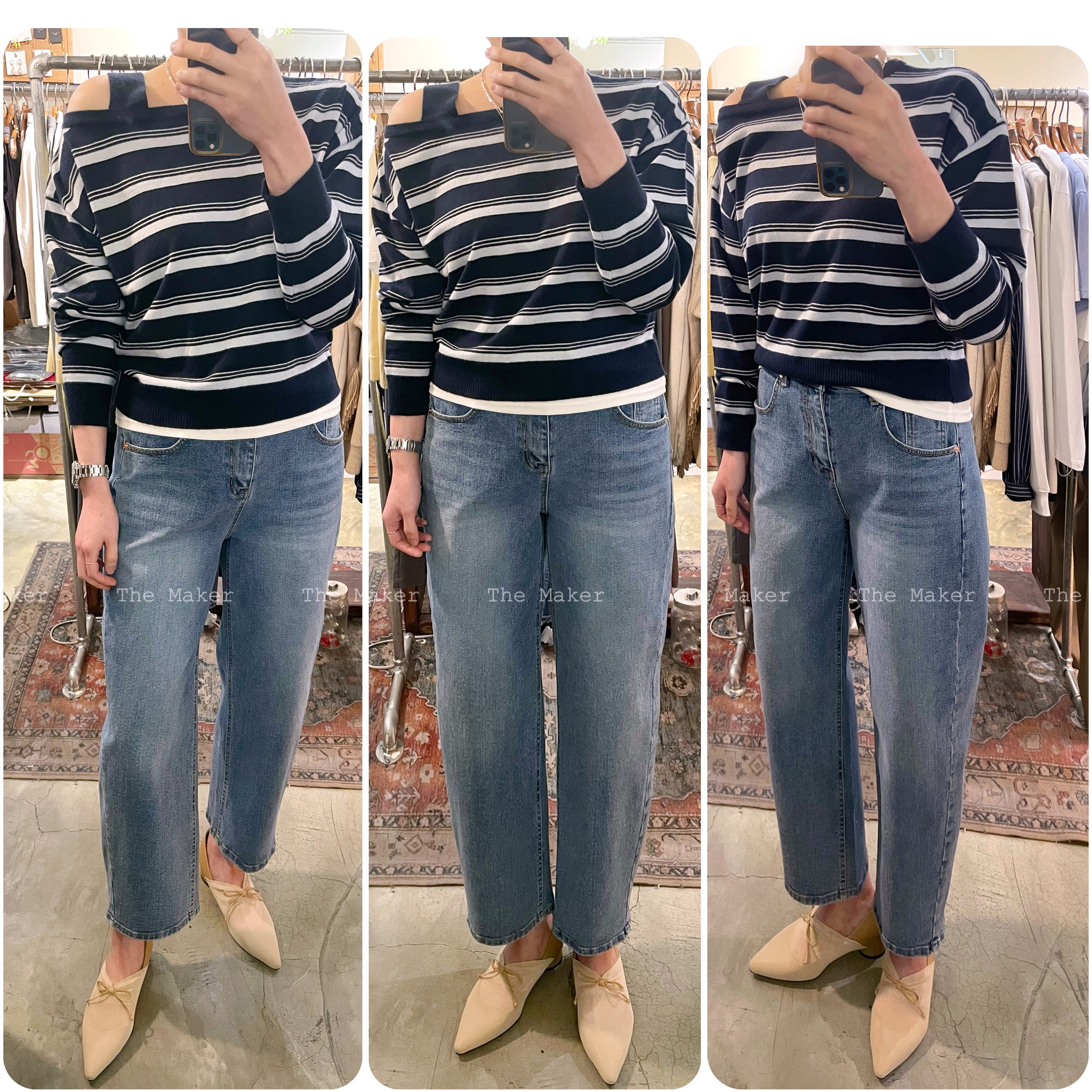 👖日韓大熱繭型牛仔褲👖