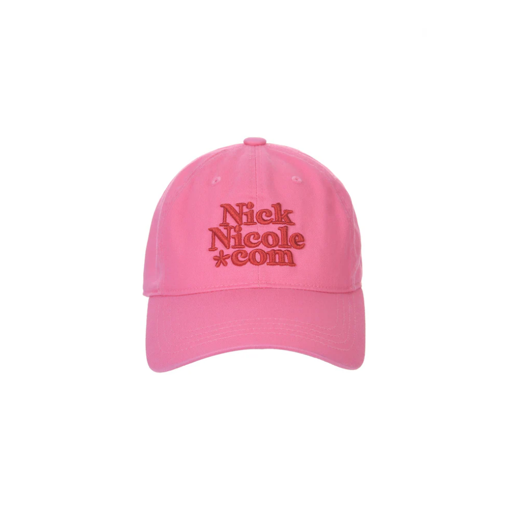 KOR-CCG0327-377 [N](NWH4AC004_DPK) NN DOTCOM SIGNATURE BALL CAP_DEEP PINK (A77)