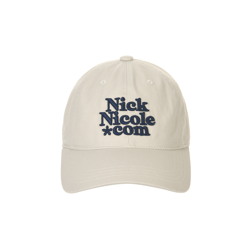 KOR-CCG0327-372 [N](NWH4AC004_BGGR )NN DOTCOM SIGNATURE BALL CAP_BEIGE GRAY (A72)