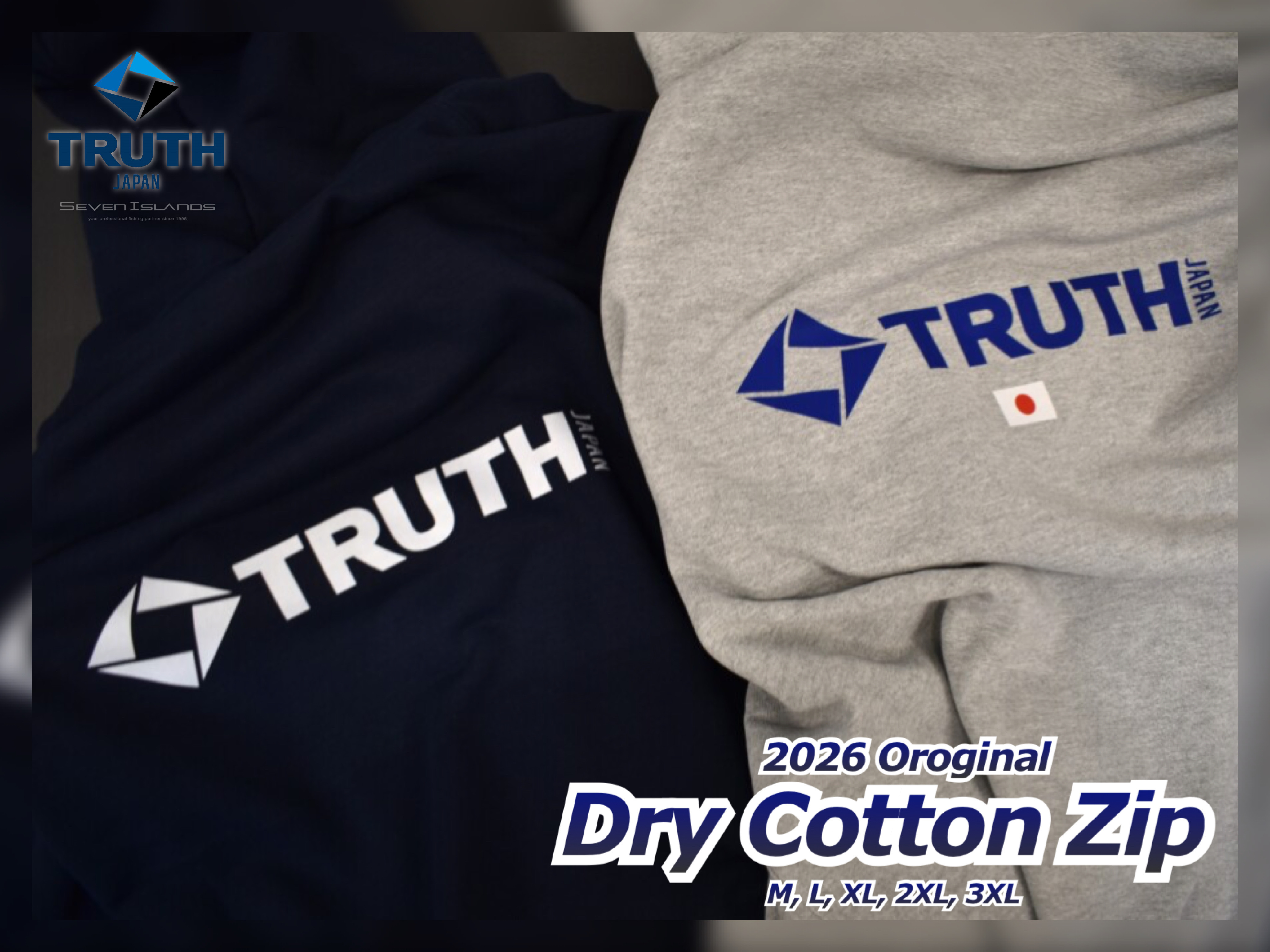 トップス TRUTH TRUTH JAPAN Dry Cotton Zip-Up