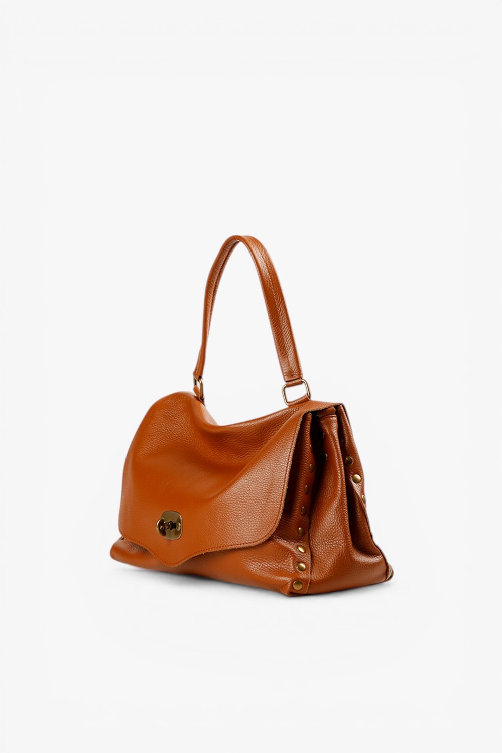 Keeper 真皮中型公事包 棕色