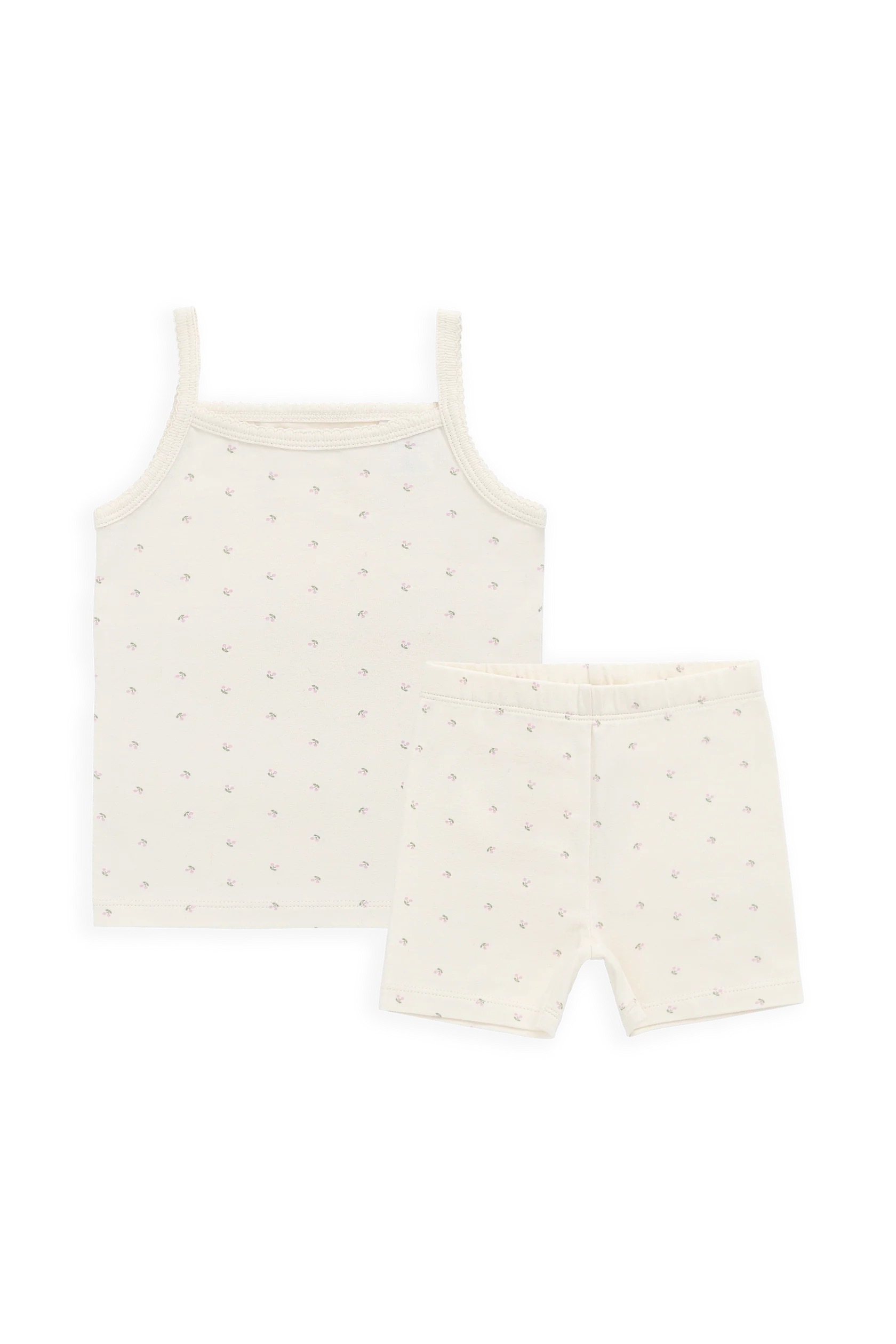 【預購】JAMIE KAY -Organic Cotton Jolie Singlet Pyjama Set（Ditsy Cherries）