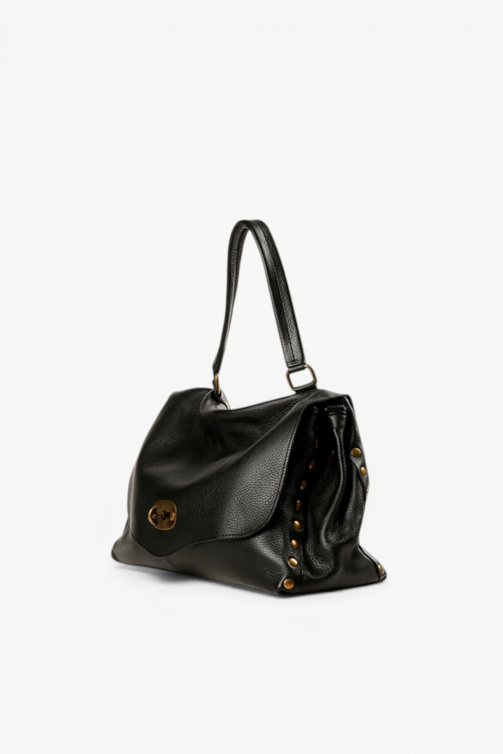 Keeper 真皮中型公事包 黑色