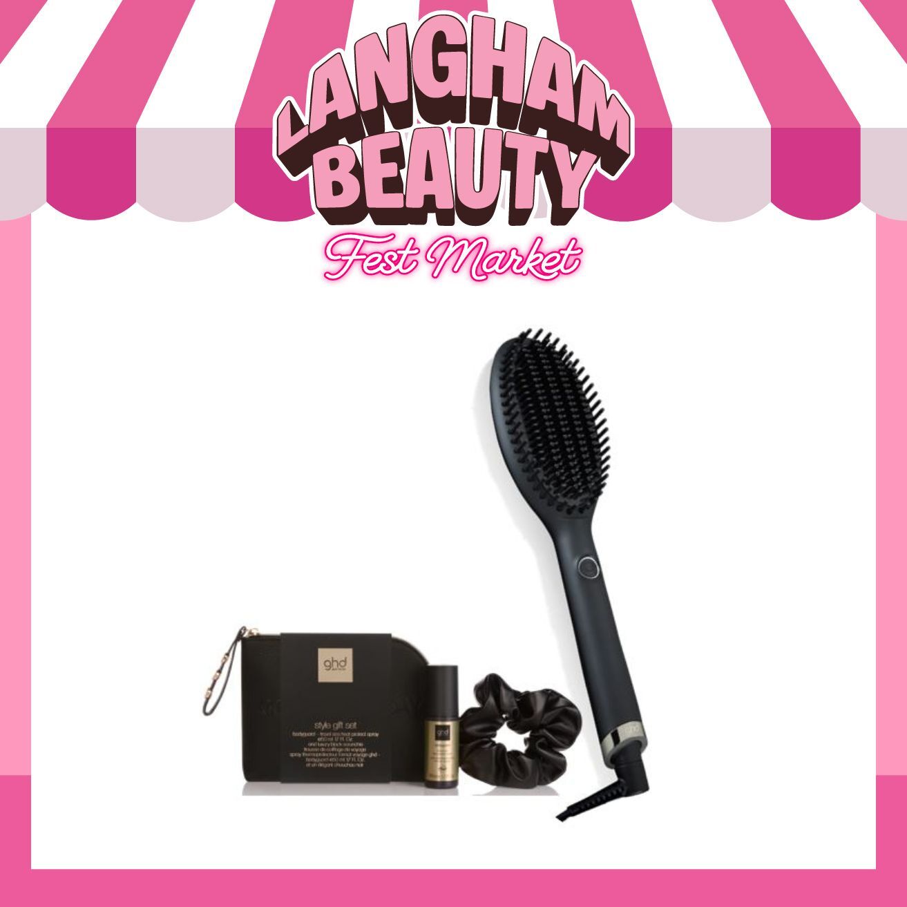 GHD glide 熱能造型梳套裝