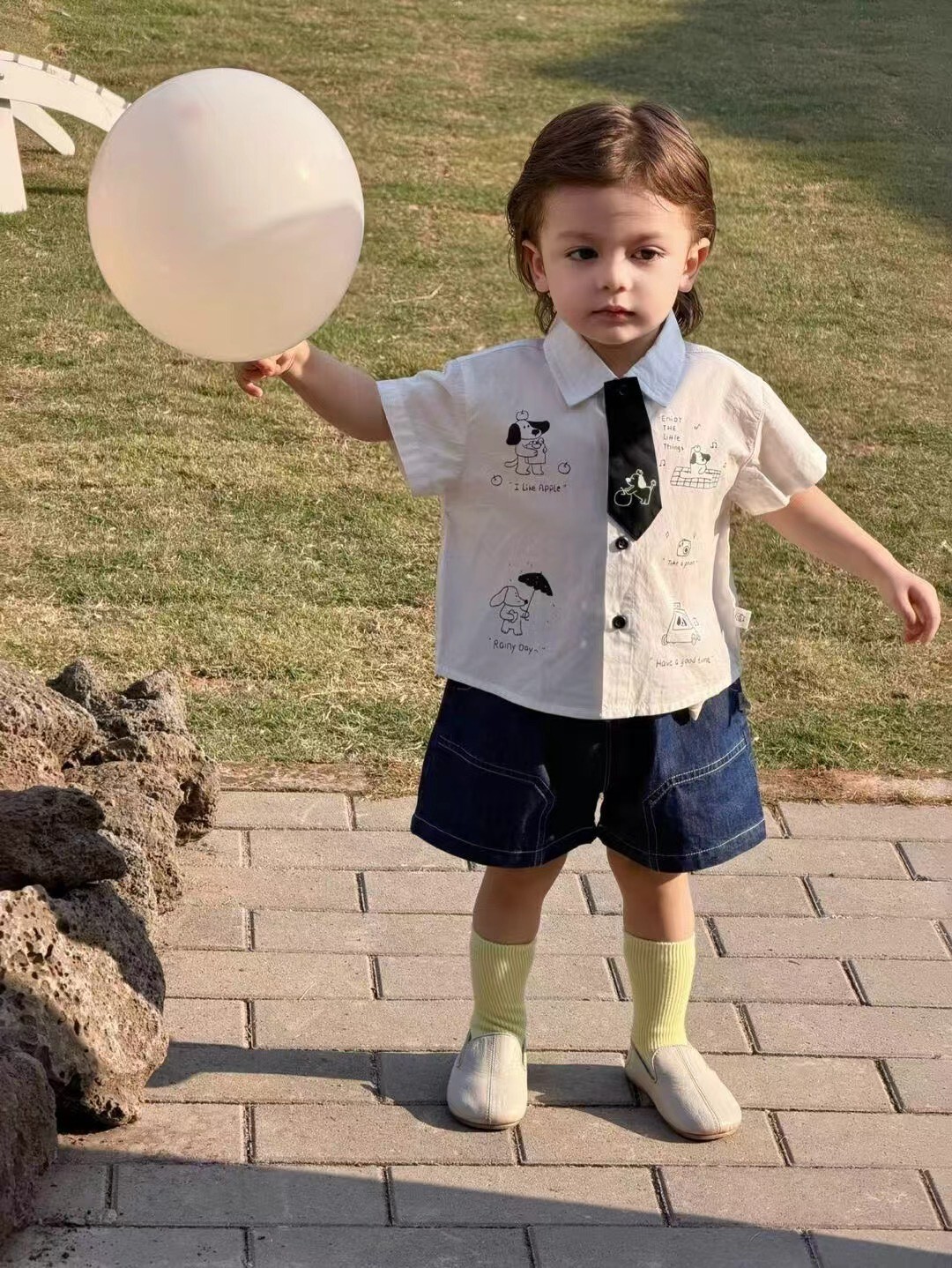 正式場合也能可愛襯衫