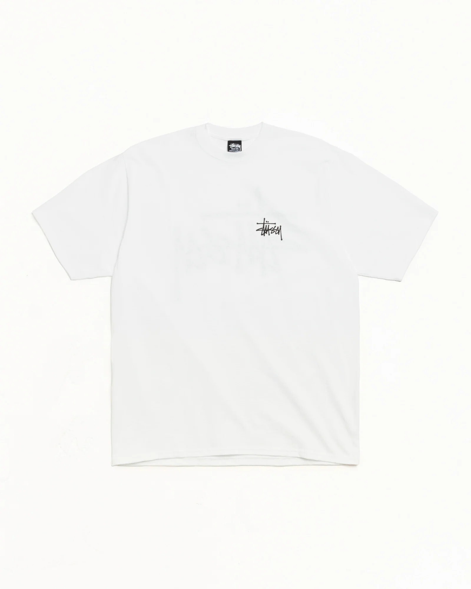 -(B1c)-瑕疵出清STUSSY BASIC STÜSSY TEE  短T 基本款 白色-1905000