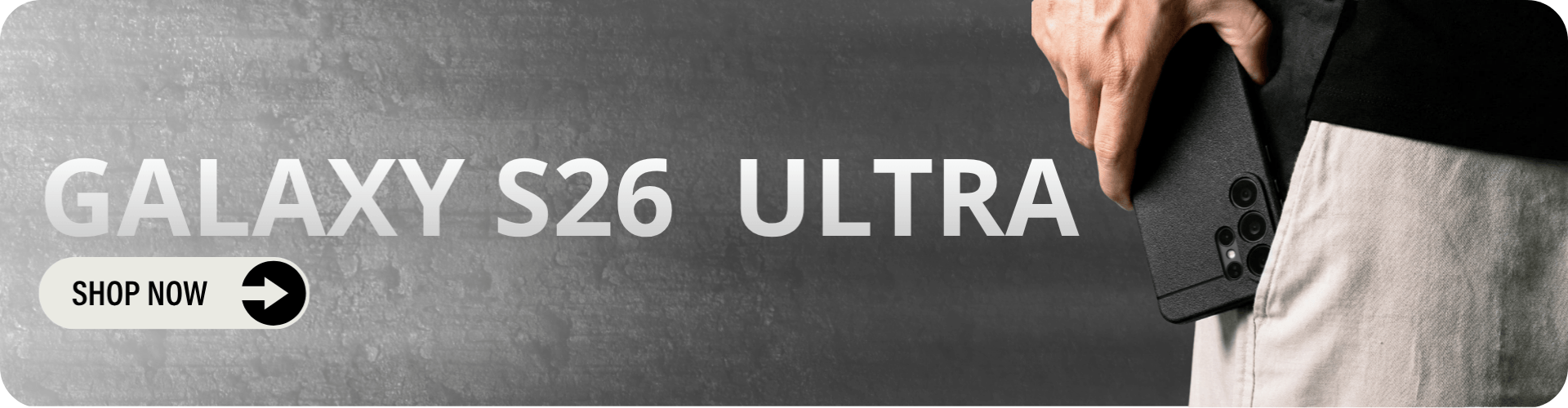 Caudabe S26 ultra Case nopw available