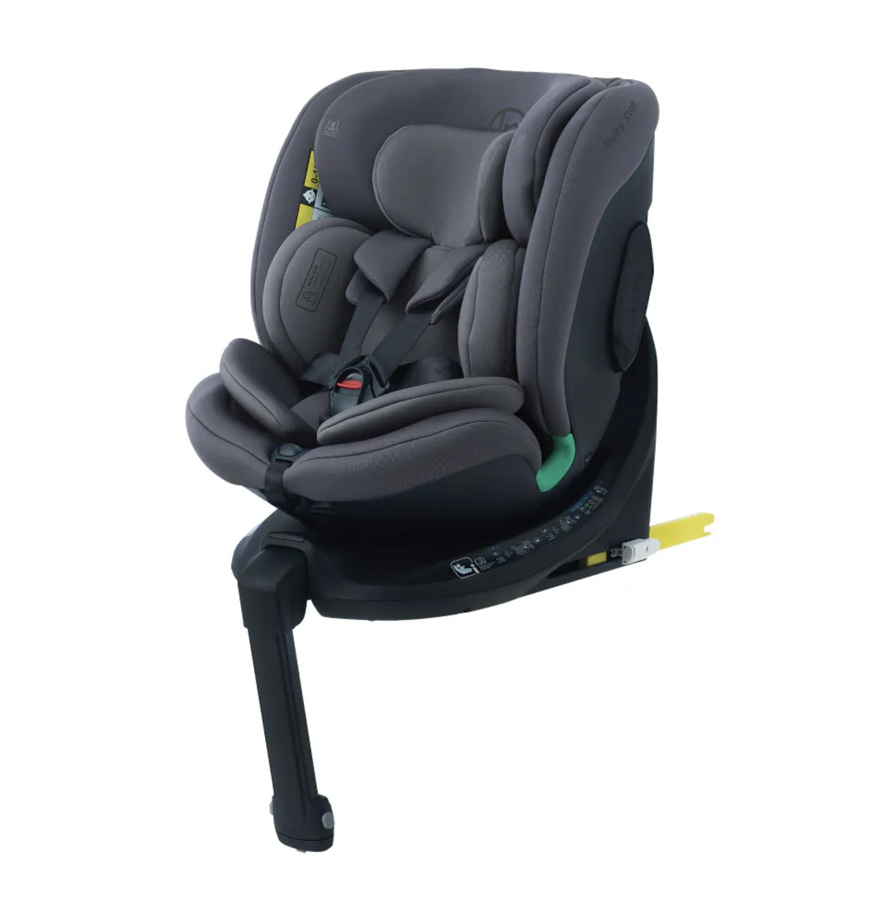 Baby Star Sedona 360 i-Size ISOFIX 成長型汽車安全座椅 – 鋼鐵灰 C004-Steel