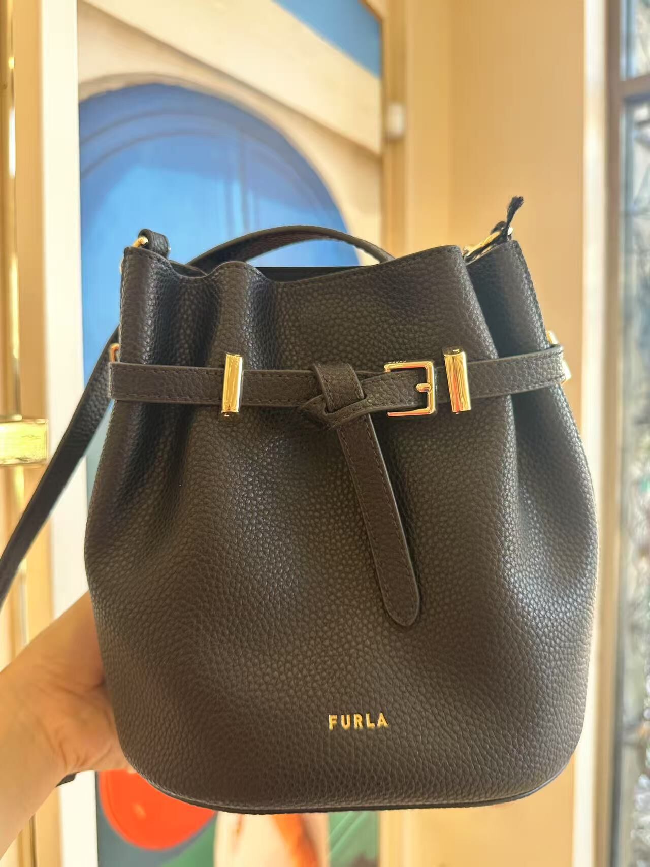 【預購】H032728 Furla  Aura水桶袋
