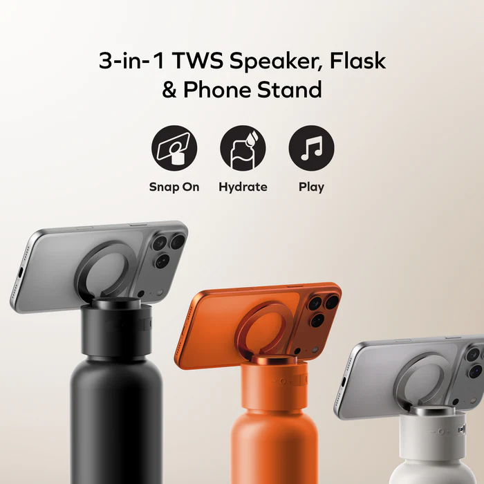 Momax 1-Vibe Bottle 磁吸音樂水樽 BS13