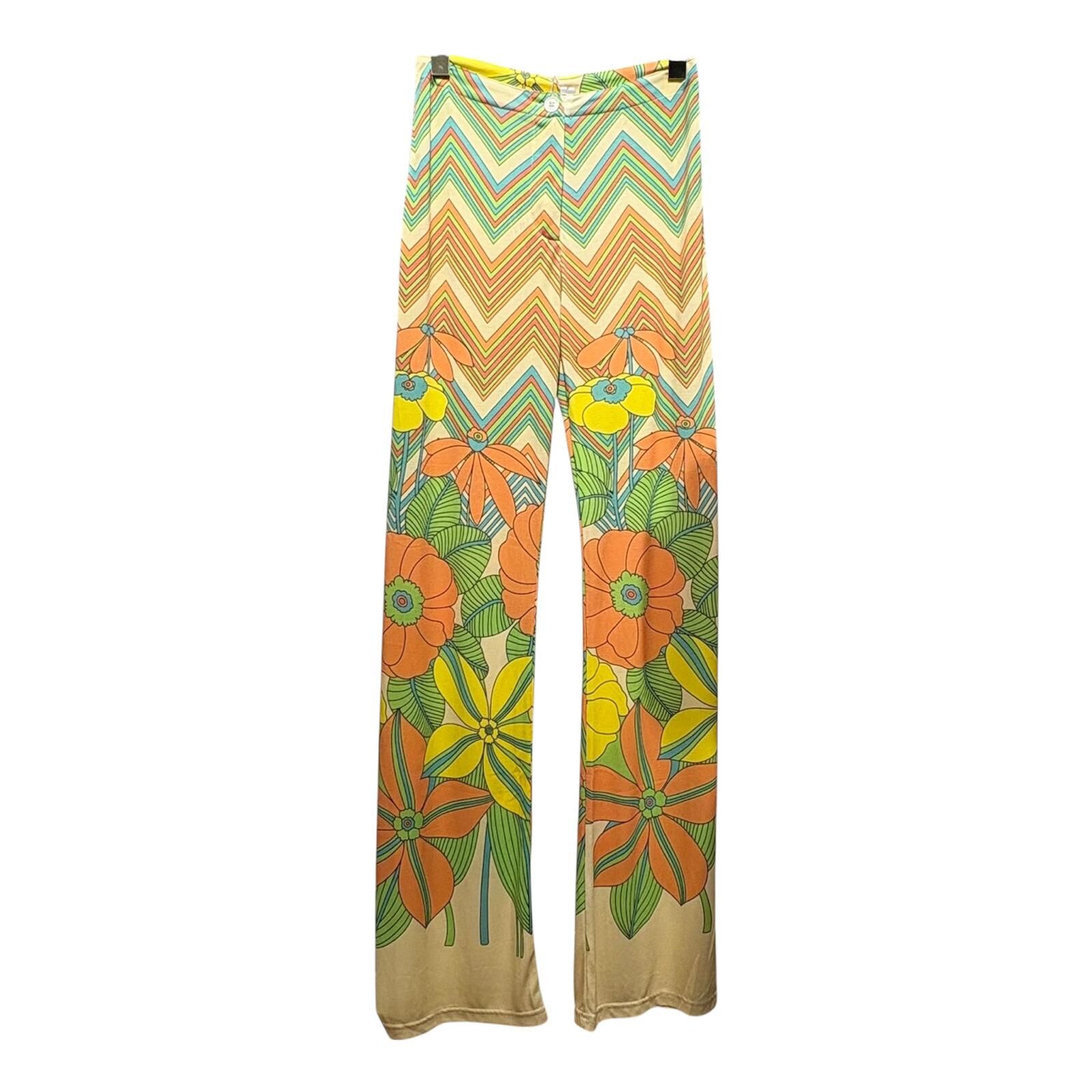1BB0327-021 [BRIGITTE BARDOT] Belem Pantalon Print Tropicana Orange #172610100 (EU)