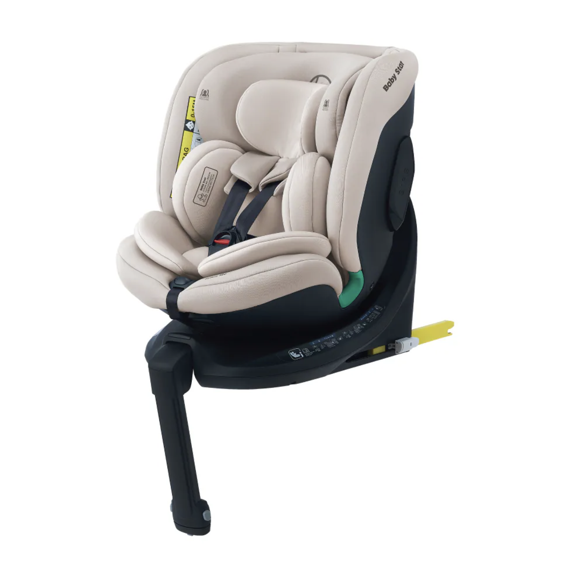 Baby Star Sedona 360 i-Size ISOFIX 成長型汽車安全座椅 –沙色 C004-Sand