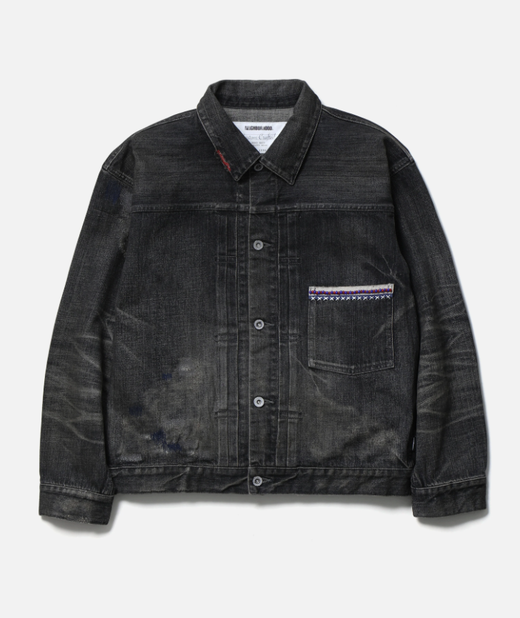 [現貨] NEIGHBORHOOD SS26 SAVAGE DENIM TYPE-1 JACKET | BLACK