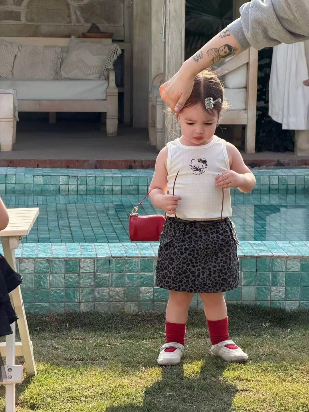 韓系豹紋百搭裙