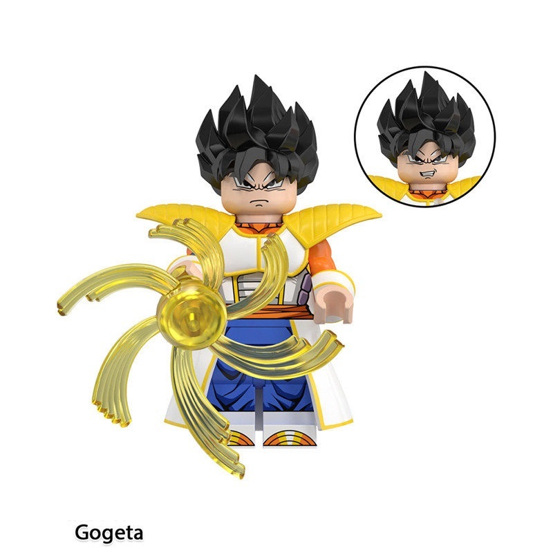 Dragon Ball Gogeta Custom Minifigures Fit Lego WM6186 WM2741