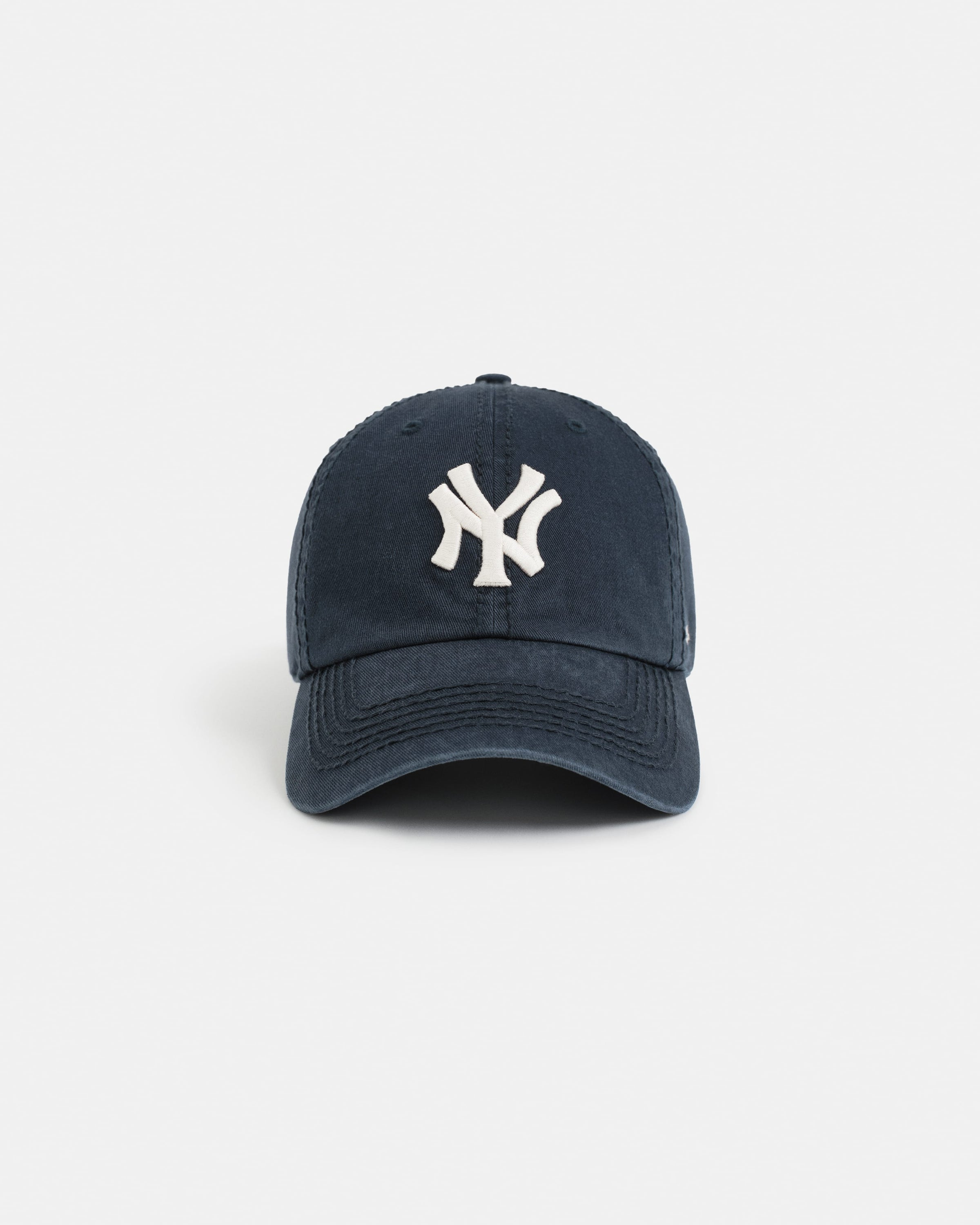 2025AW NEW YORK YANKEES COOP MADHAPPY WASHED BOWTIE '47 CLEAN UP 背後草寫字體 紐約 洋基 水洗 棒球帽 帽子 現貨