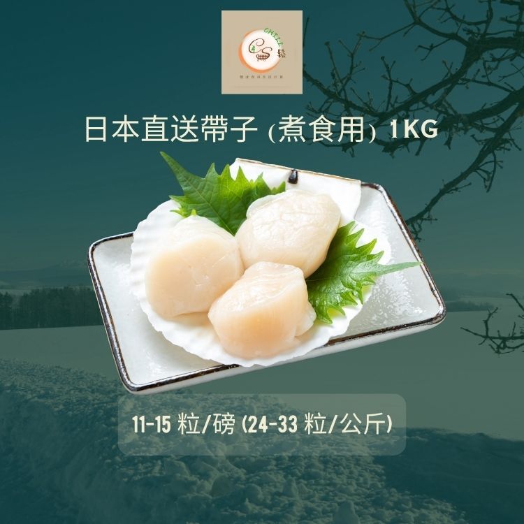 【現貨】日本北海道特大帶子 1Kg