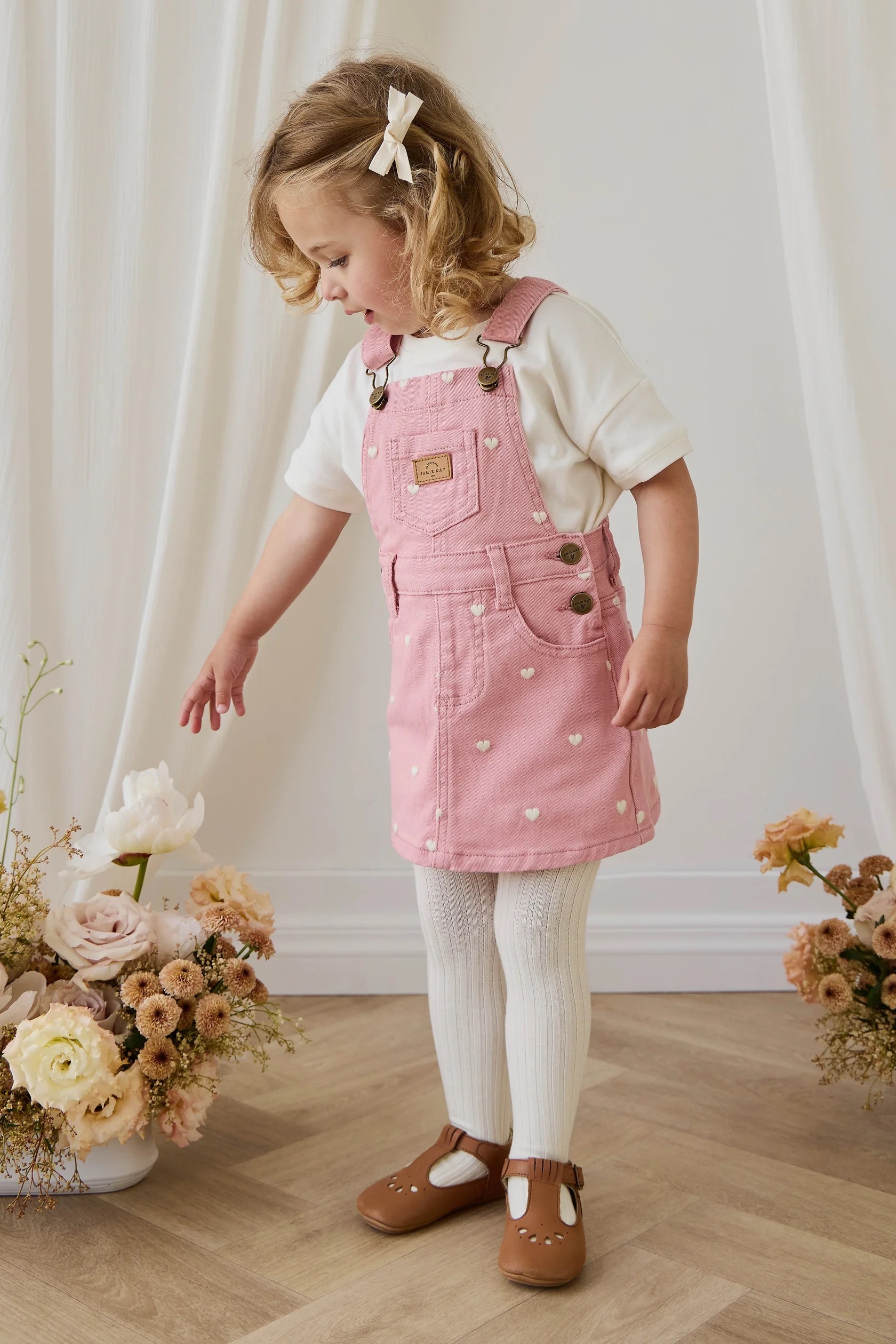 【預購】JAMIE KAY -Classic Overall Dress（Petite Heart Rose）