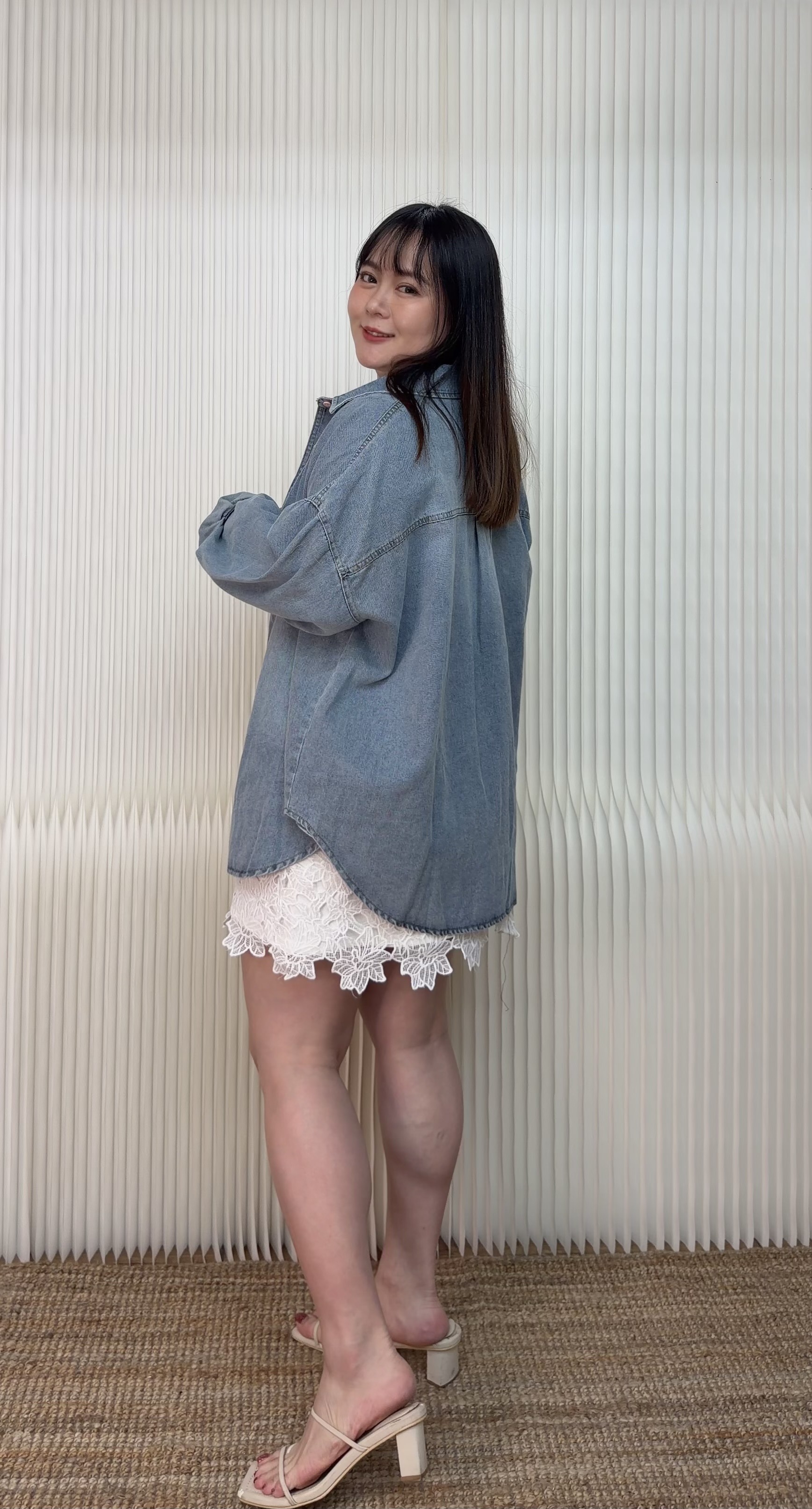 217.彩色釦水洗牛仔外套