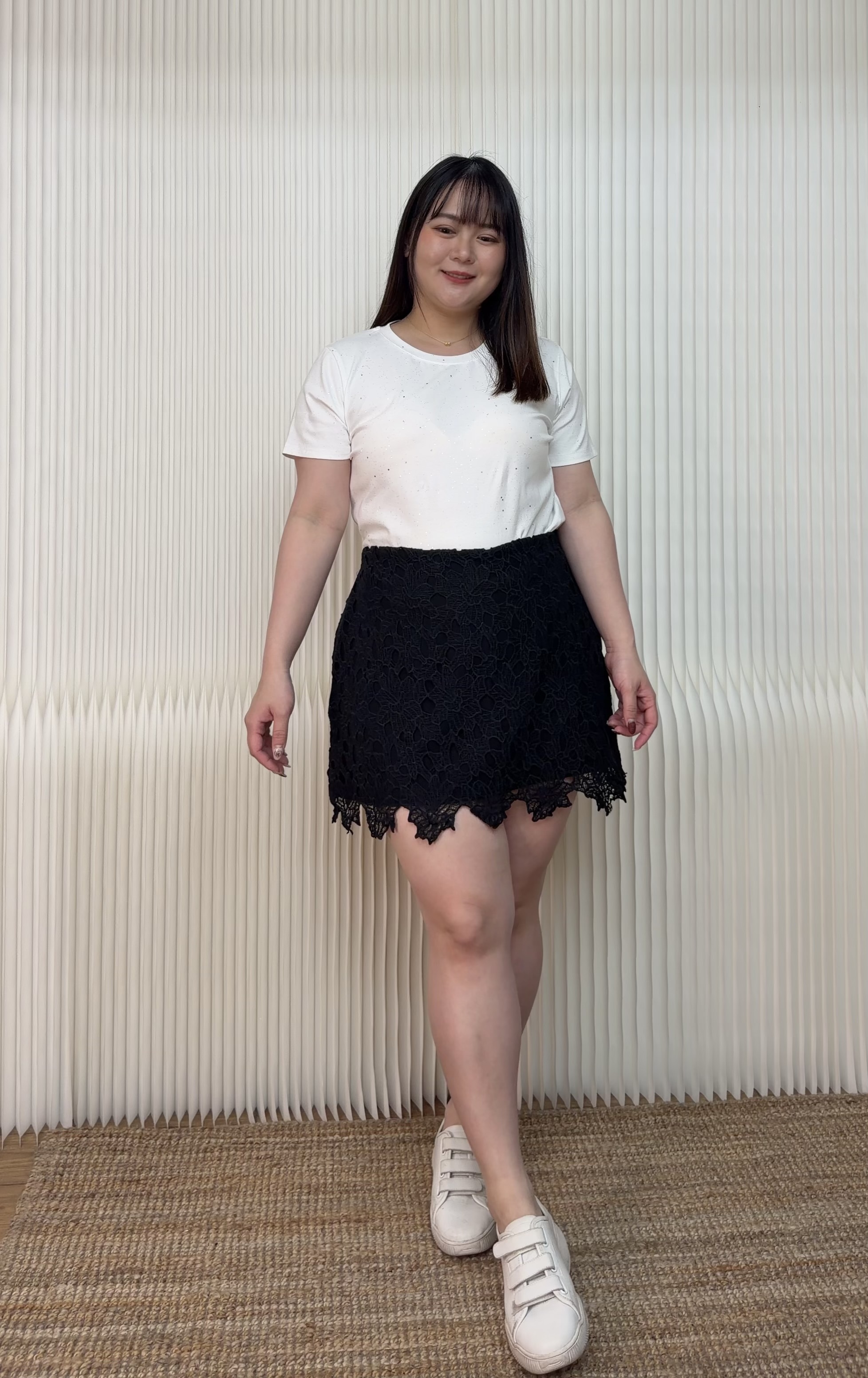 221.小浪漫緹花短裙