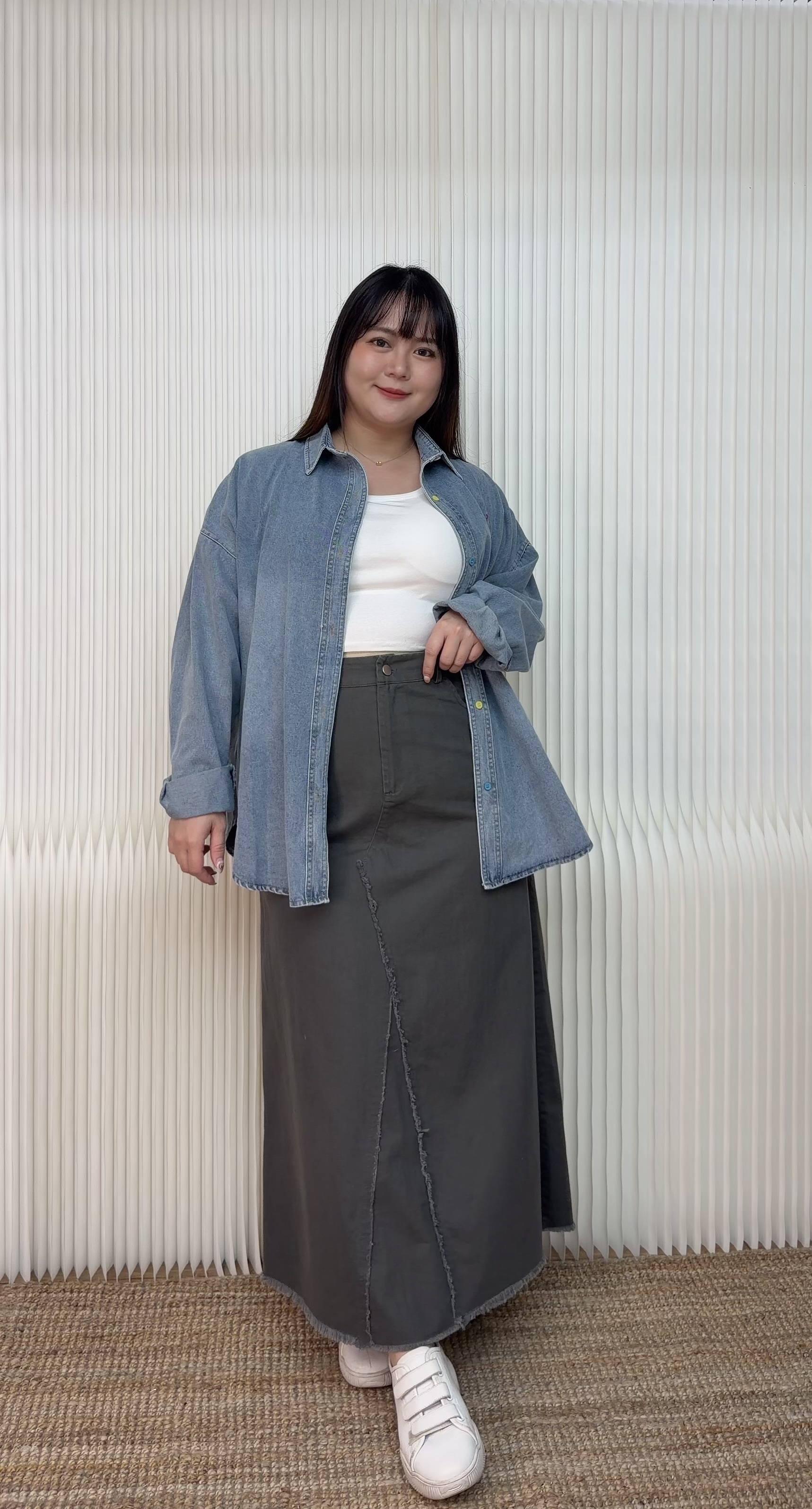 217.彩色釦水洗牛仔外套