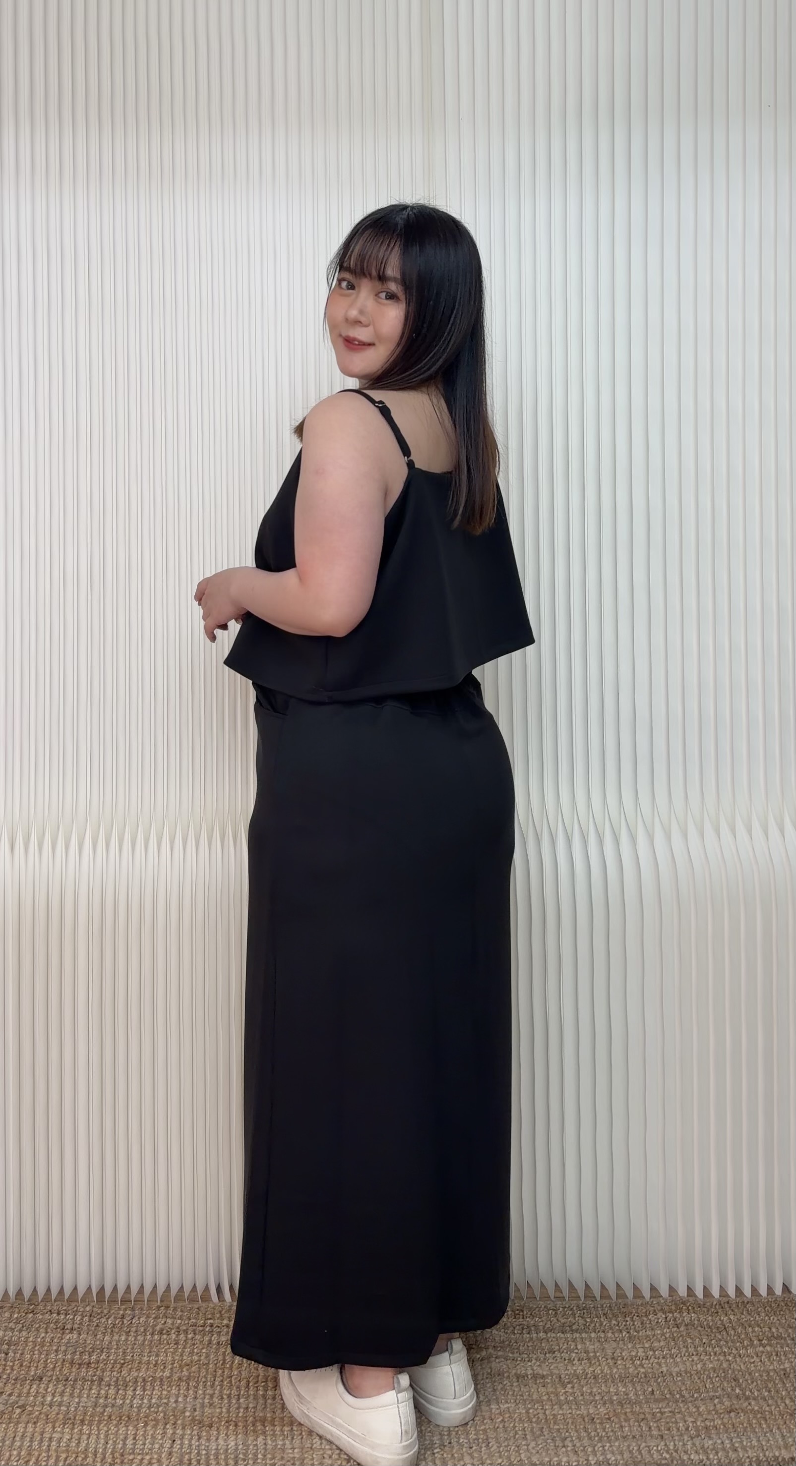 206.套裝-小姐姐細肩長裙套