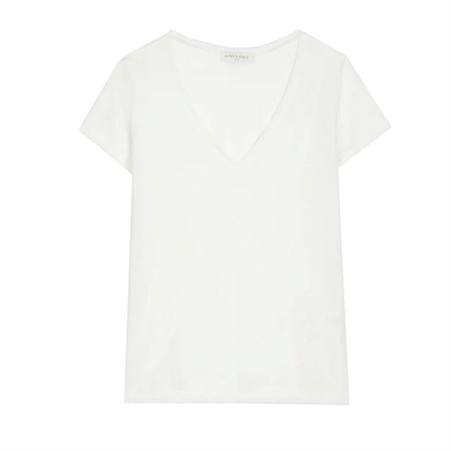 1LP0327-234 [LA PETITE ETOILE] V-neck T-shirt Elvie Blanc #ELVIE-T10251PZ0A/10-BLANC (EU)