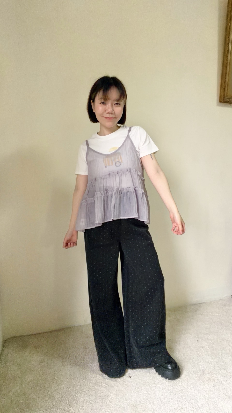 蛋糕細肩棉背心