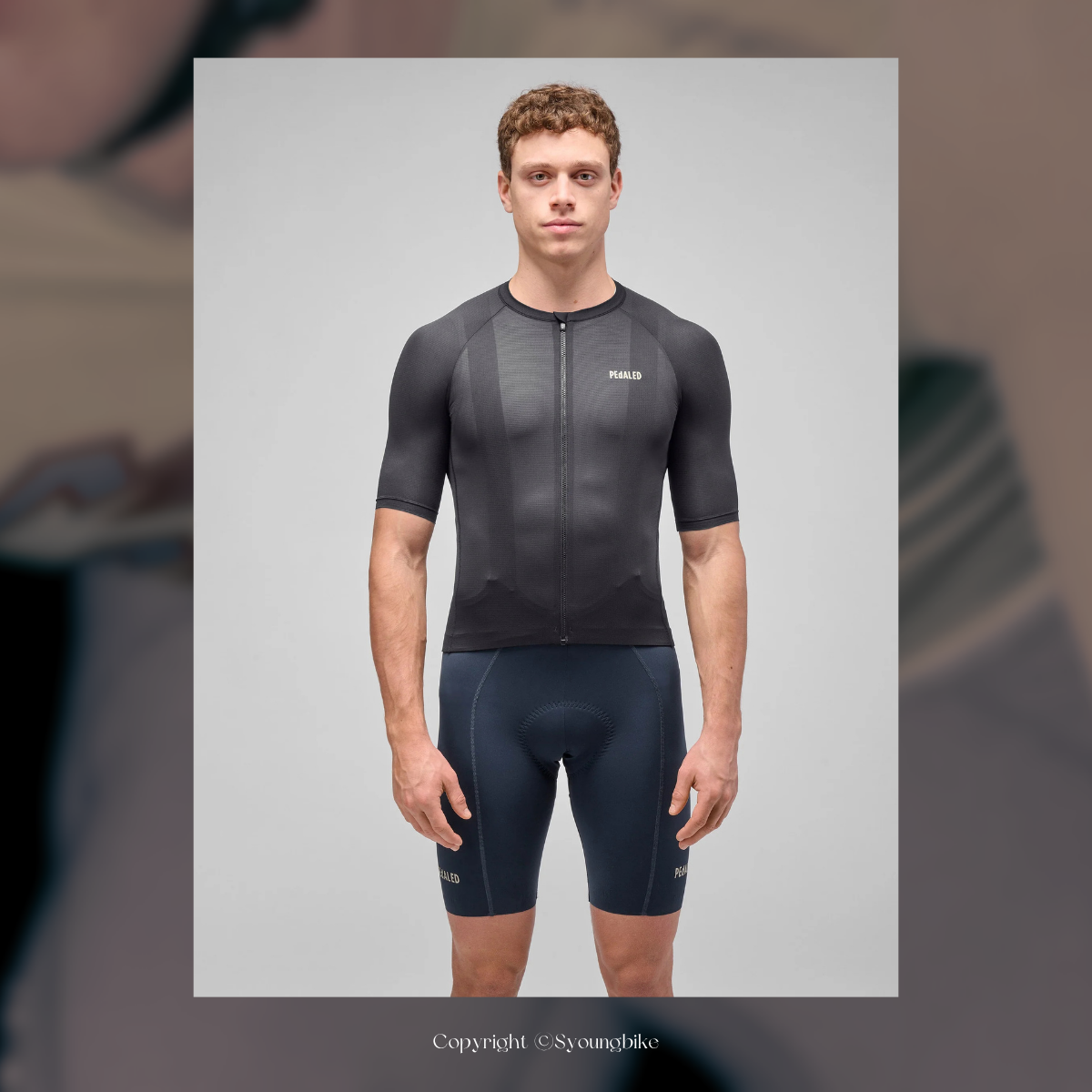 【PEdALED】Element Mesh Jersey 男短袖車衣 / Black 黑