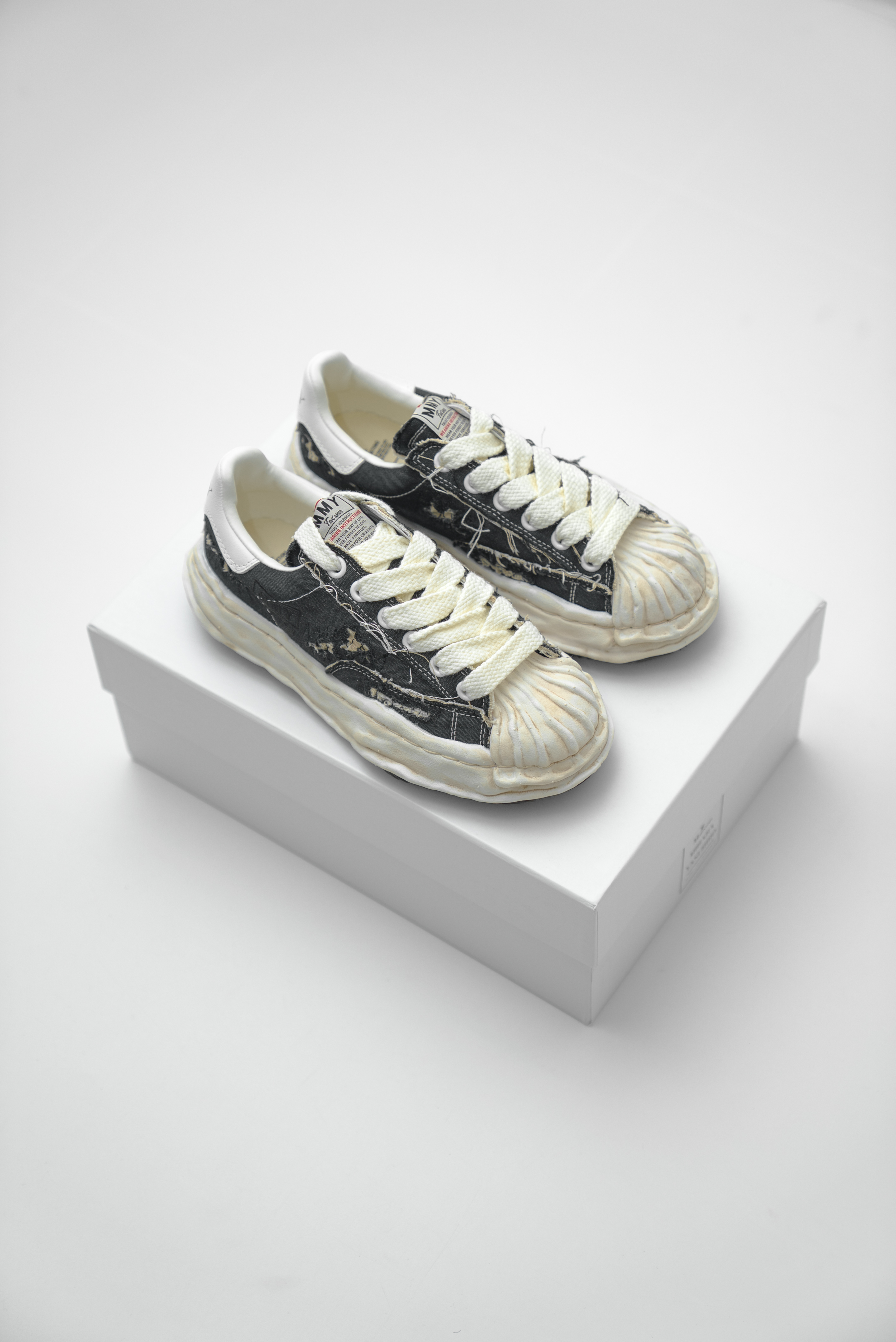 【Focus Store】現貨秒發 Maison Mihara Yasuhiro Blakey OG "Black Washed" 黑色水洗做舊 MMY 溶解鞋 A16FW729