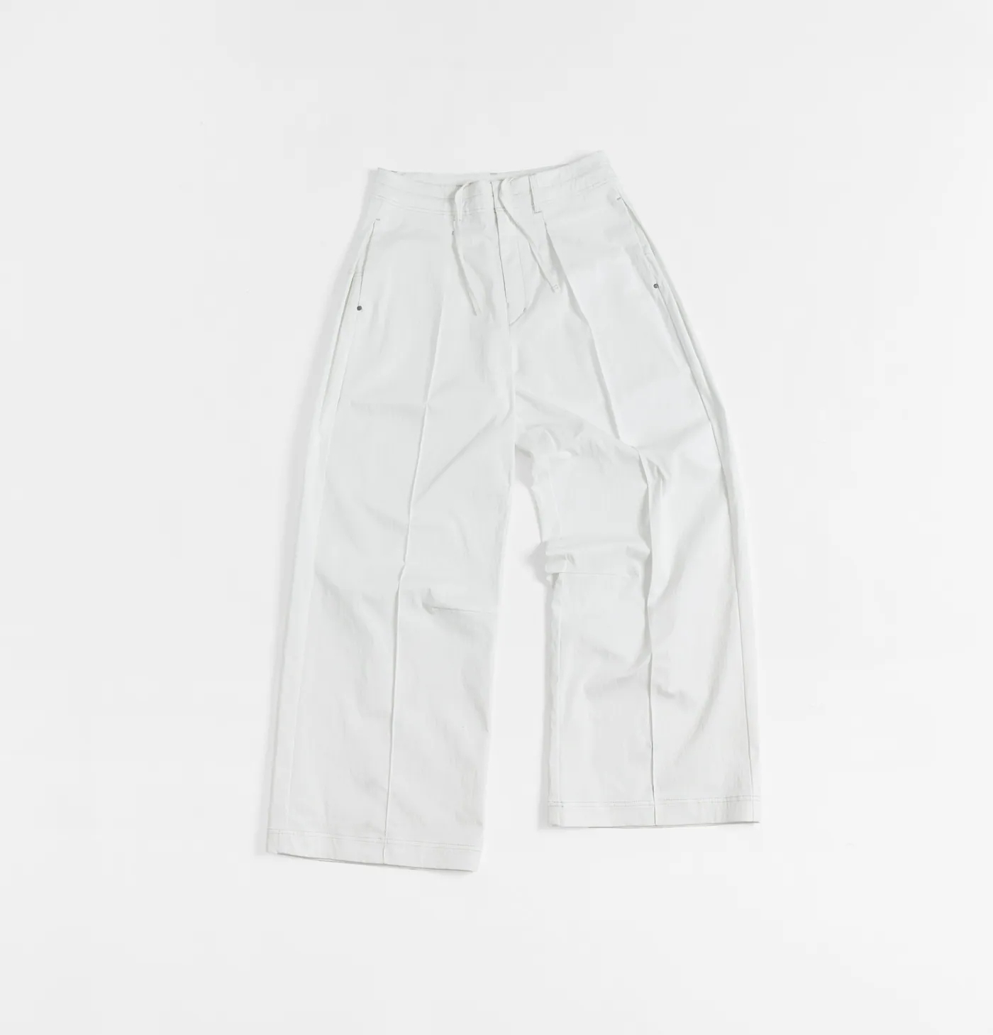 MELSIGN｜Pastel Pleated Pants (White)