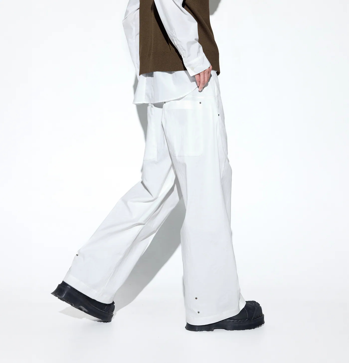 MELSIGN｜Pastel Pleated Pants (White)