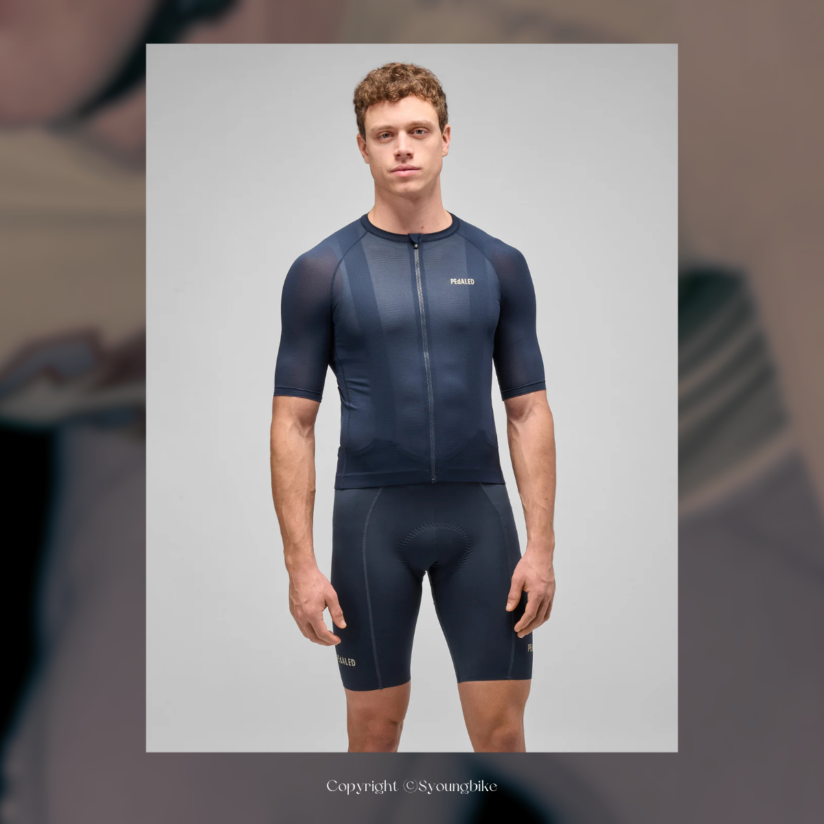 【PEdALED】Element Mesh Jersey 男短袖車衣 / Dark Navy 深海軍藍