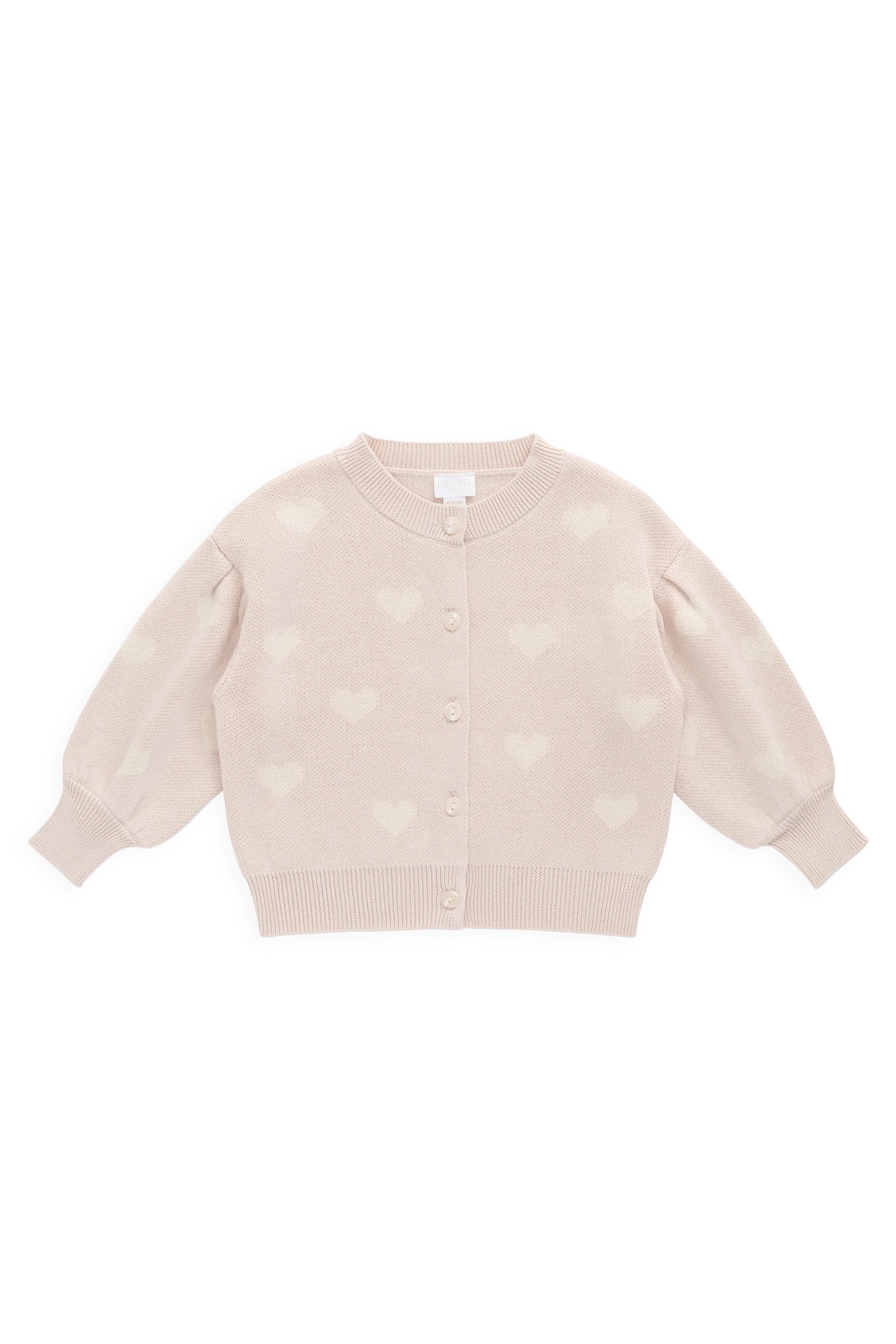 【預購】JAMIE KAY -Kayla Cardigan（Kylie Heart Jacquard Morganite）
