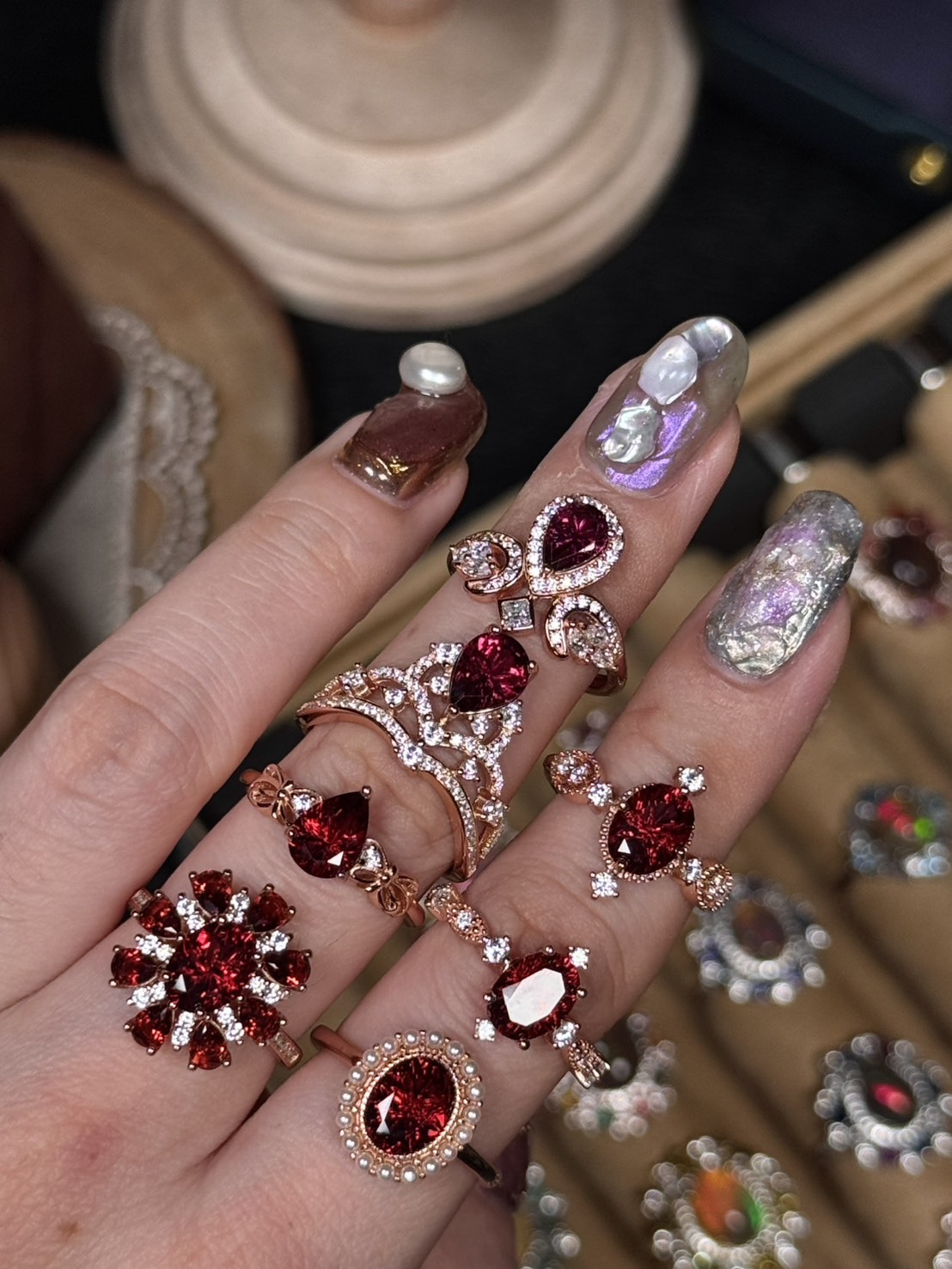 Fantasy Cut-石榴石.鎂鋁石