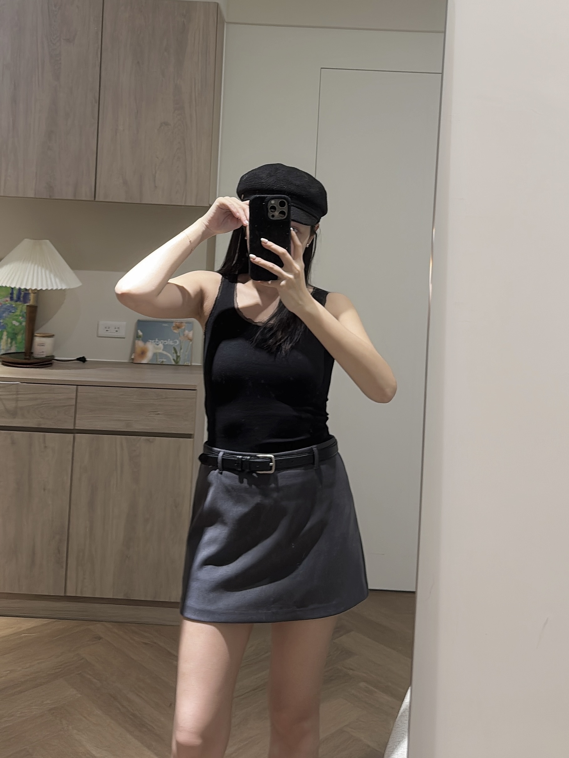 U17 細紗邊 bra top(黑/白)