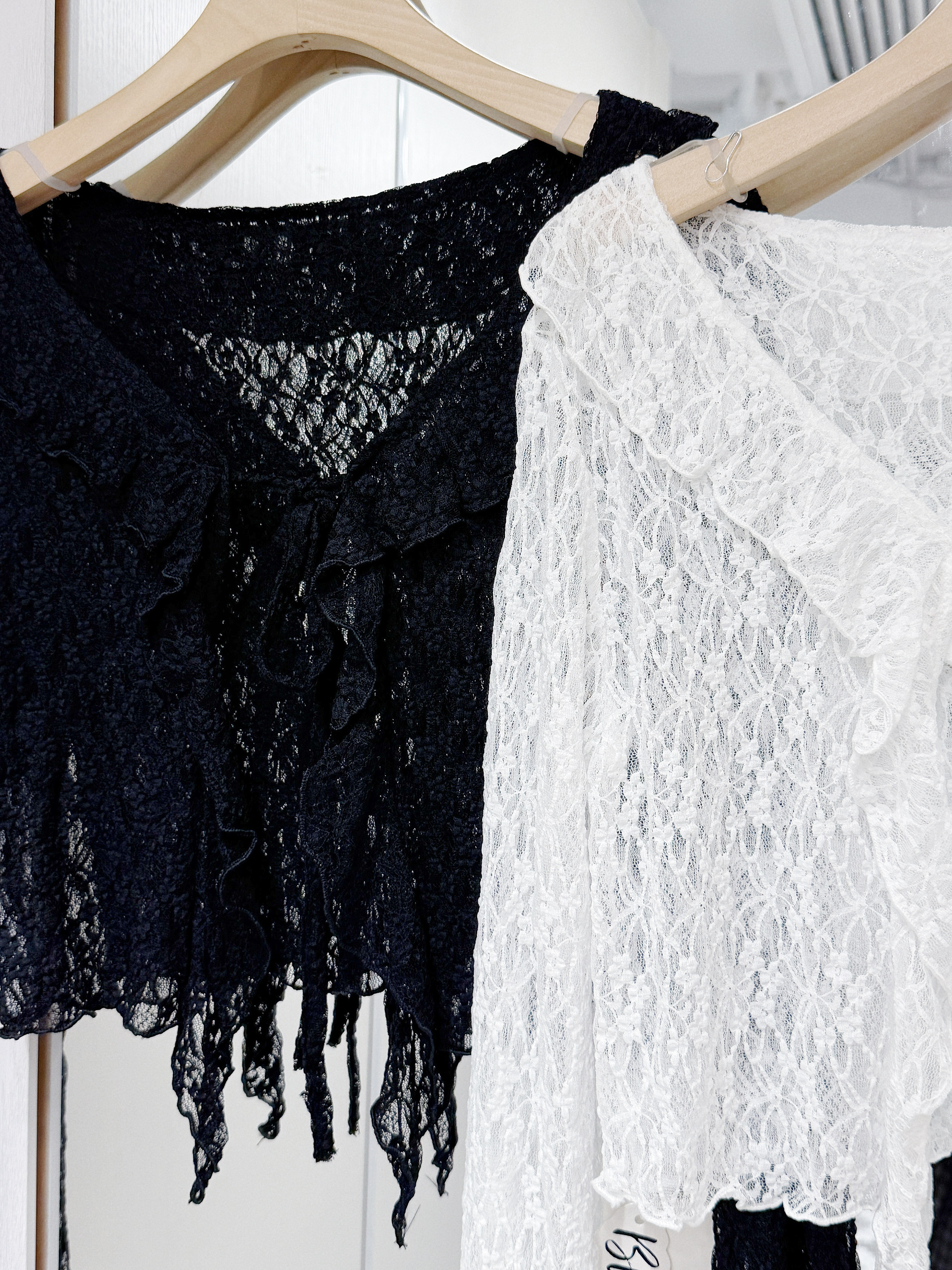 JK0420｜大熱款!! onni仙氣ruffle長袖上衣⋆˚𐙚。