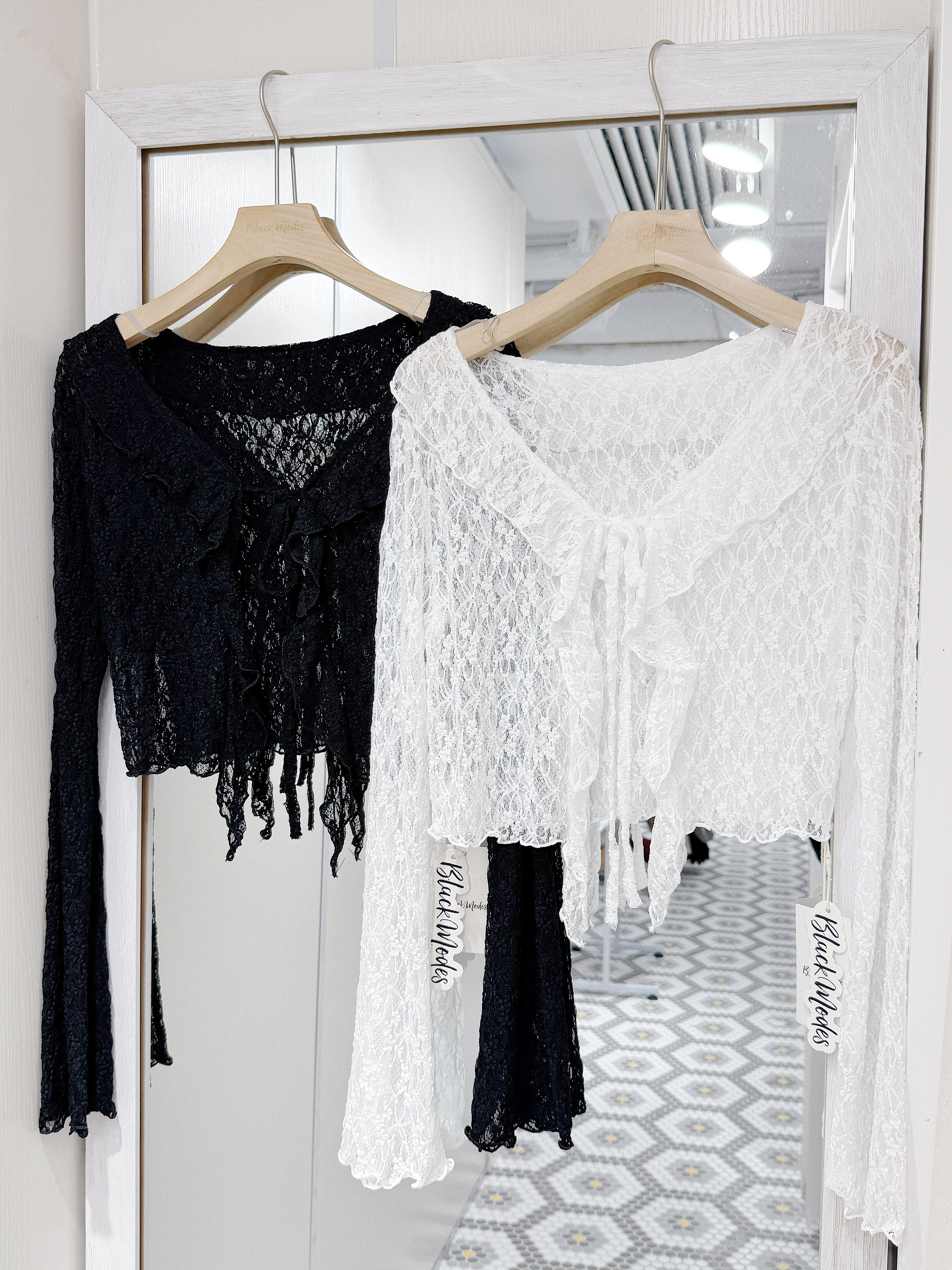 JK0420｜大熱款!! onni仙氣ruffle長袖上衣⋆˚𐙚。