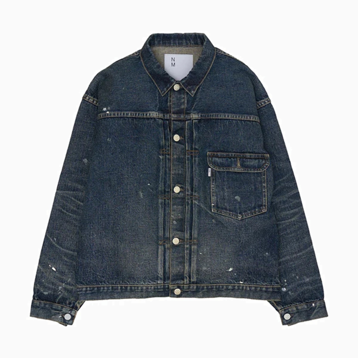 NEW MANUAL JAPAN #001 T-BACK DENIM JACKET - PRE ORDER ITEM (預訂中)