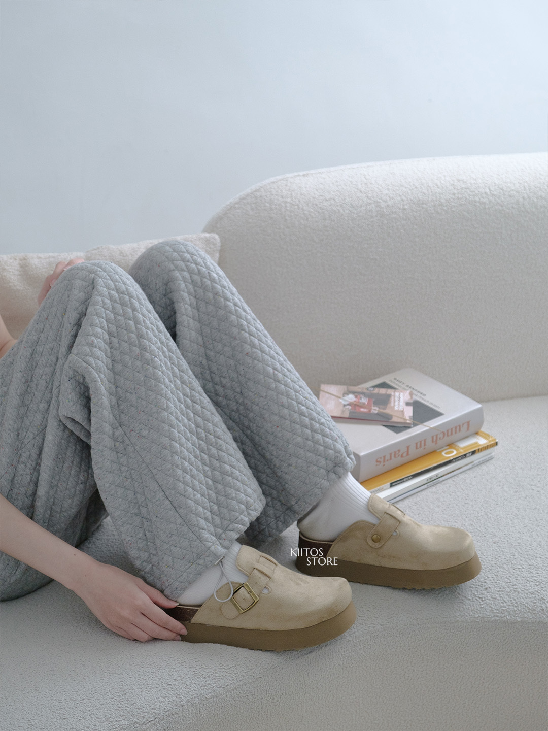 【預購】韓國 SHOOPEN 厚底 絨面 勃肯鞋 HPCV4GS25Q